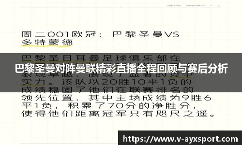 巴黎圣曼对阵曼联精彩直播全程回顾与赛后分析